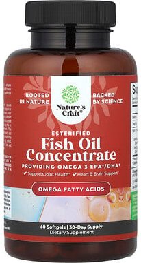Thumbnail - Nature's Craft, Fish Oil Concentrate, Fischölkonzentrat, 60 Weichkapseln