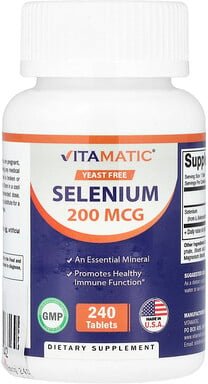 Vitamatic, Selen, 200 mcg, 240 Tabletten