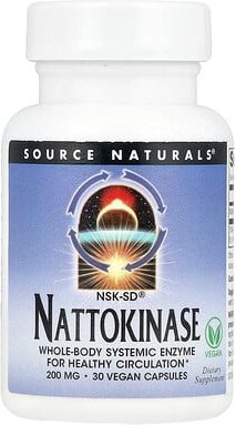 Source Naturals, NSK-SD®, Nattokinase, 200 mg, 30 vegane Kapseln