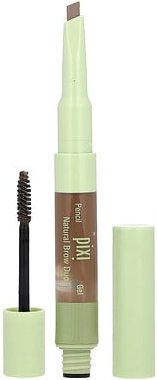 Pixi Beauty, 2-In-1 Natural Brow Duo, Brauenstift und Gel, 0305 Natural Brown, 1 Stück