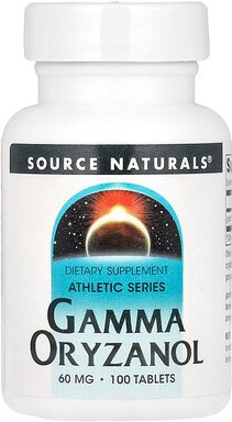 Source Naturals, Athletic Series, Gamma-Oryzanol, 60 mg, 100 Tabletten