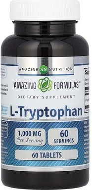 Amazing Nutrition, L-Tryptophan, 1.000 mg, 60 Tabletten