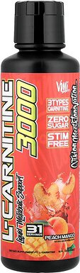 VMI Sports, L-Carnitin 3000, Pfirsich und Mango, 473 ml (16 fl. oz.)