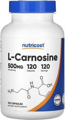 Nutricost, L-Carnosin, 500 mg, 120 Kapseln