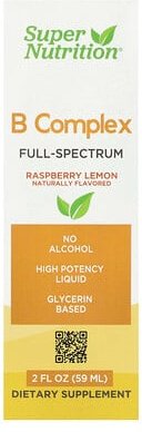 Thumbnail - Super Nutrition, B Complex Full Spectrum with Vitamin B12, Pantothenic Acid, Biotin, and Niacin, Vollspektrum-Vitamin-B-...