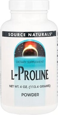 Source Naturals, L-Prolin-Pulver, 113,4 g (4 oz.)