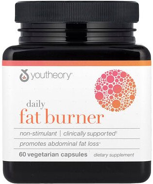 Youtheory, Essential Fat Burner, essenzieller Fettverbrenner, 60 pflanzliche Kapseln
