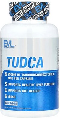 EVLution Nutrition, TUDCA, 30 vegetarische Kapseln (250 mg pro Kapsel)