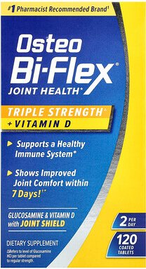 Osteo Bi-Flex, Joint Health + Vitamin D, Triple Strength, Gelenkgesundheit + Vitamin D, dreifache Wirkstärke, 120 beschi...