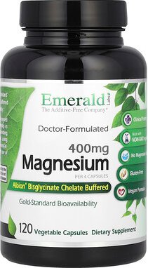 Thumbnail - Emerald Laboratories, Magnesium, 120 pflanzliche Kapseln (100 mg pro Kapsel)