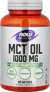 NOW Foods, Sports, MCT-Öl, 1.000 mg, 150 Weichkapseln