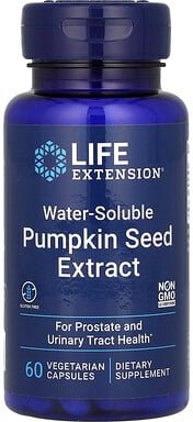 Life Extension, Wasserlösliches Kürbiskernextrakt, 60 pflanzliche Kapseln (262 mg pro Kapsel)