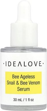 Idealove, Bee Ageless, Snail & Bee Venom Serum, Serum mit Schneckenschleim und Bienengift, 30 ml (1 fl. oz.)