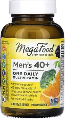 MegaFood, Männer ab 40, ein tägliches Multivitamin, 30 Tabletten