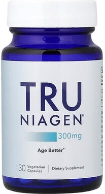 Tru Niagen, Nicotinamide Ribosid Chloride, Nicotinamid-Ribosidchlorid, 300 mg, 30 pflanzliche Kapseln