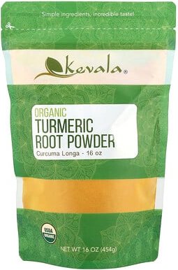 Kevala, Organic Turmeric Root Powder, Bio-Kurkuma-Wurzelpulver, 454 g (16 oz.)