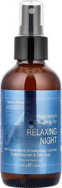 Seven Minerals, Relaxing Night, Magnesium Oil Spray, entspannende Nacht, Magnesiumöl-Spray, 118 ml (4 fl. oz.)