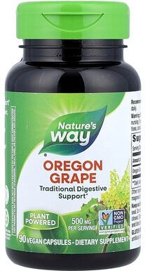 Nature's Way, Oregon-Traube, 500 mg, 90 vegane Kapseln