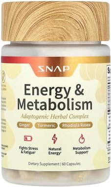 Thumbnail - Snap Supplements, Energie und Stoffwechsel, 60 Kapseln