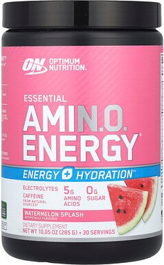 Optimum Nutrition, Essential Amin.O. Energy®, Watermelon Splash, Wassermelonen-Geschmack, 285 g (10,05 oz.)