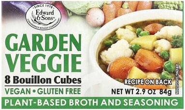 Edward & Sons, Gartengemüse, Brühwürfel, 8 Würfel