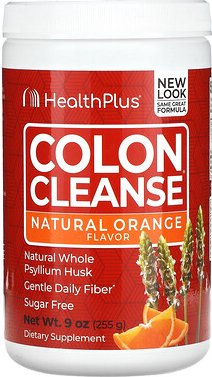 Health Plus, Spülung für den Darm, zur Darmreinigung, erfrischender Orangengeschmack, 255 g