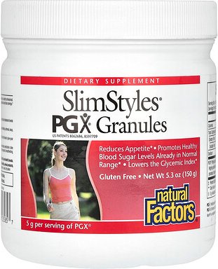 Natural Factors, SlimStyles, PGX-Granulat, Geschmacklos, 150 g (5,3 oz)