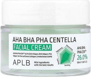 Thumbnail - APLB, AHA BHA PHA Centella Facial Cream, Gesichtscreme mit AHA BHA PHA, 55 ml (1,86 fl. oz.)