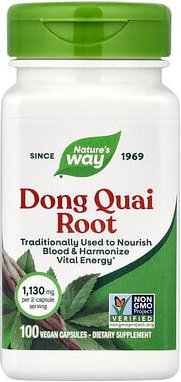 Nature's Way, Dong-Quai-Wurzel, 100 vegane Kapseln (565 mg pro Kapsel)