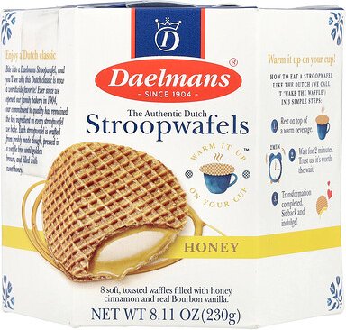 Daelmans, Stroopwafels, Honig, 8 Waffeln, 230 g (8,11 oz.)