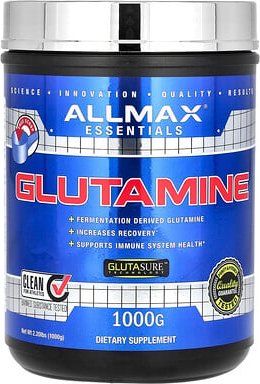 Thumbnail - ALLMAX, Essentials, Glutamine, Glutamin, 1.000 g (2,2 lbs.)