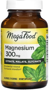 MegaFood, Magnesium, 60 Kapseln