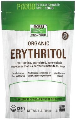NOW Foods, Real Food, Bio-Erythrit, 454 g (1 lb.)
