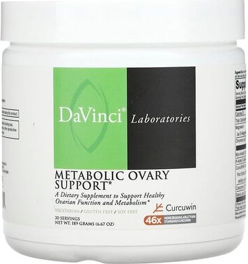 DaVinci Laboratories, Unterstützung für den Stoffwechsel der Eierstöcke, 189 g (6,67 oz.)