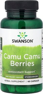 Swanson, Camu-Camu-Beeren, standardisiert, 60 Kapseln