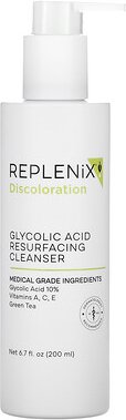 Replenix, Discoloration, Glycolic Acid Resurfacing Cleanser, Reiniger gegen Verfärbungen mit Glycolsäure, 200 ml (6,7 fl...