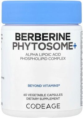 Codeage, Berberin-Phytosom+, 60 pflanzliche Kapseln