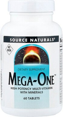 Source Naturals, Mega-One™, ohne Eisen, 60 Tabletten