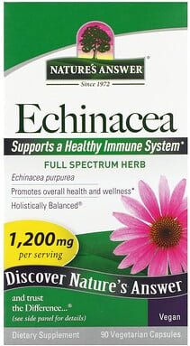Nature's Answer, Echinacea, 90 pflanzliche Kapseln (400 mg pro Kapsel)