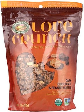 Nature's Path, Love Crunch®, Premium Organic Granola, Premium Bio-Granola, dunkle Schokolade und Erdnussbutter, 325 g (1...