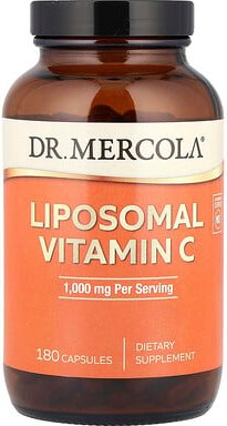 Dr. Mercola, Liposomal Vitamin C, liposomales Vitamin C, 180 Kapseln (500 mg pro Kapsel)