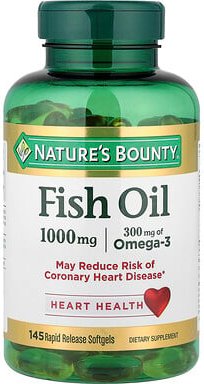 Nature's Bounty, Fischöl, 1.000 mg, 145 Weichkapseln mit schneller Freisetzung