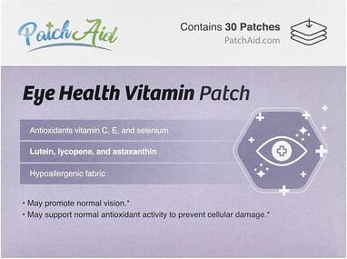 PatchAid, Eye Health Vitamin Patch, Vitamin-Pflaster für die Augengesundheit, 30 Pflaster