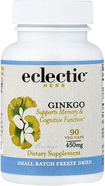 Eclectic Herb, Ginkgo, 450 mg, 90 pflanzliche Kapseln