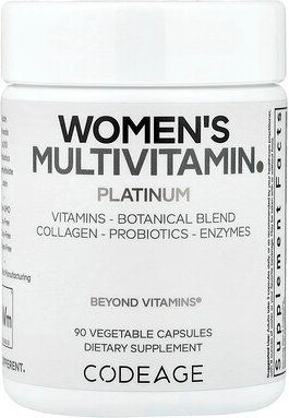Codeage, Women's Multivitamin, Platinum, 90 pflanzliche Kapseln