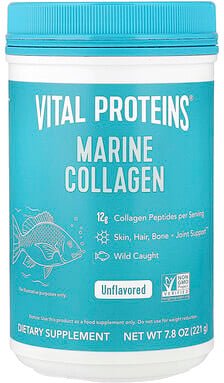 Vital Proteins, Marine Collagen, Meereskollagen, geschmacksneutral, 221 g (7,8 oz.)