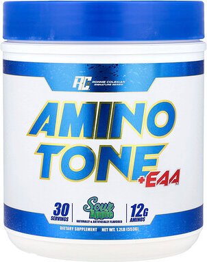 Ronnie Coleman, Signature Series, Amino Tone +EAA, Sour Apple, 540 g (1,2 lb.)