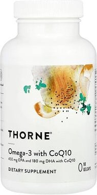 Thorne, Omega-3 w/CoQ10, 90 Gelkapseln
