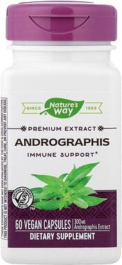 Nature's Way, Andrographis, Andrographis, 60 vegane Kapseln