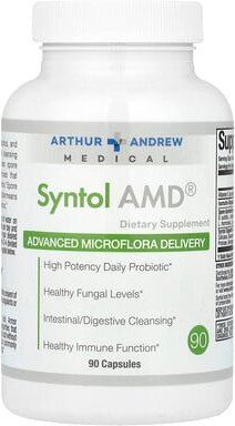 Arthur Andrew Medical, Syntol AMD, fortgeschrittene Mikrofloralieferung, 500 mg, 90 Kapseln